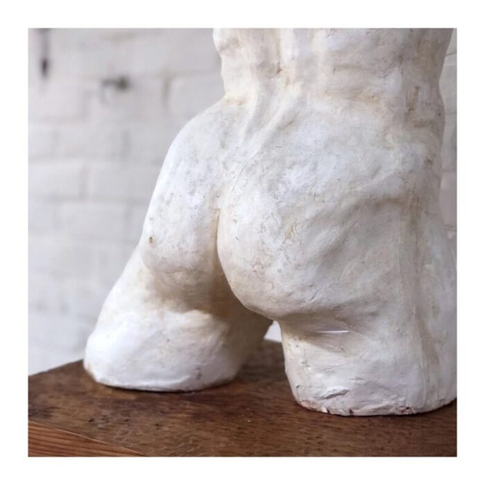 plaster male torso sculpture 6