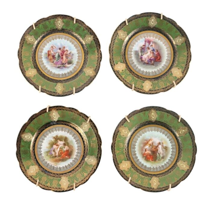 plates attributed to a kauffmann set of 4 1