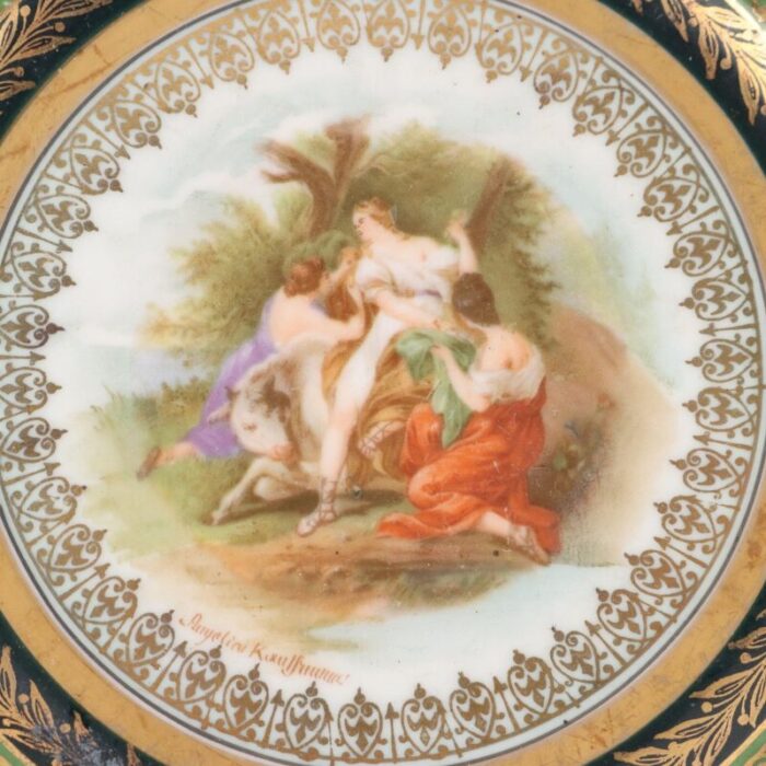 plates attributed to a kauffmann set of 4 3