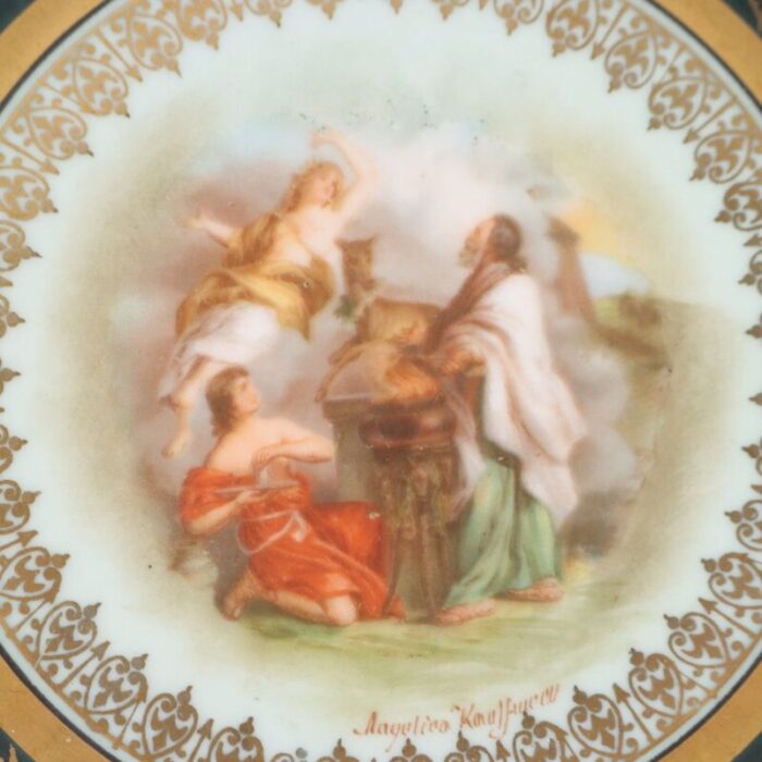 plates attributed to a kauffmann set of 4 6