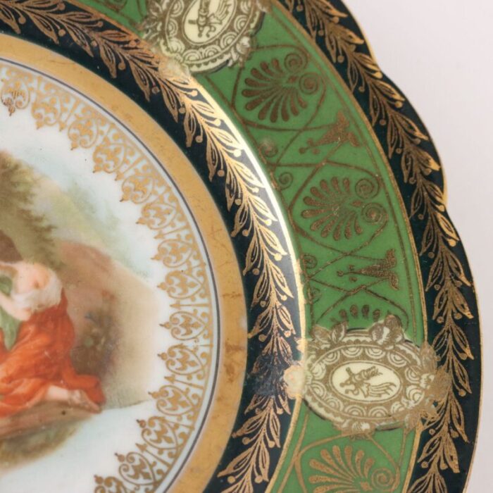 plates attributed to a kauffmann set of 4 8