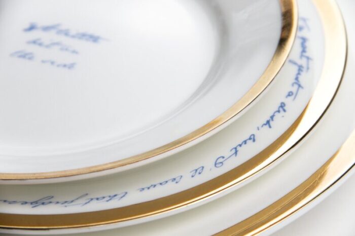 poetry plates set of 3 2