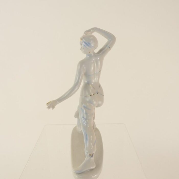 porcelain dancer figurine from hollohaza 1960s 3