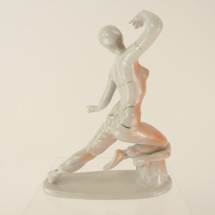 porcelain dancer figurine from hollohaza 1960s 4