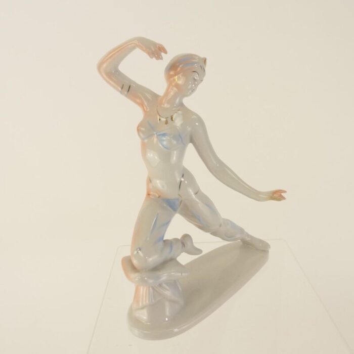 porcelain dancer figurine from hollohaza 1960s 5