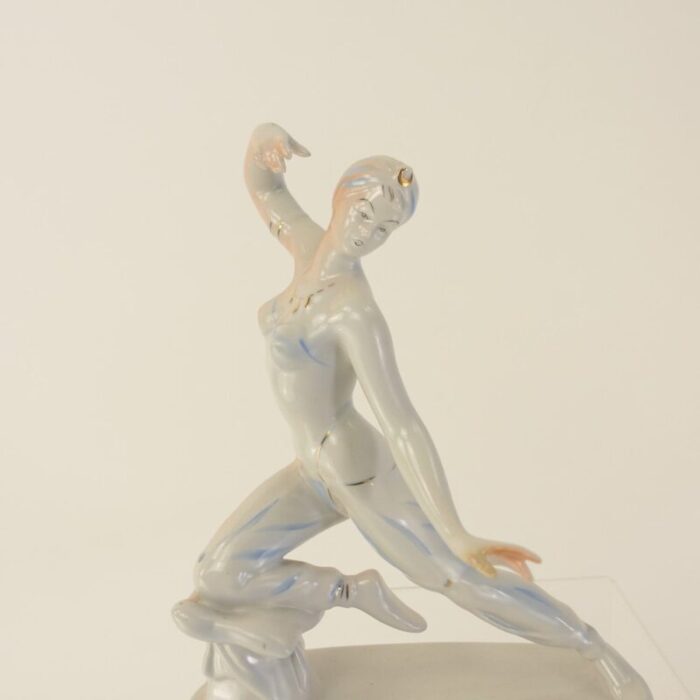 porcelain dancer figurine from hollohaza 1960s 6