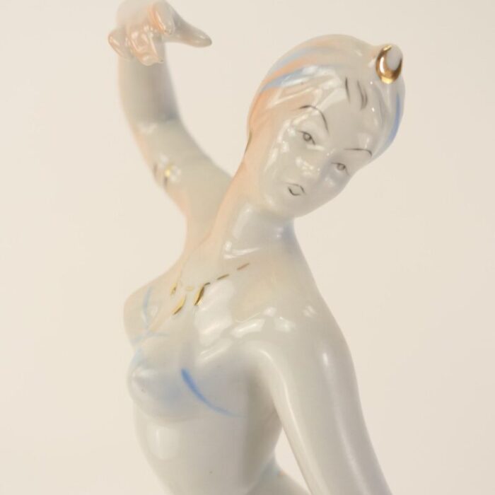 porcelain dancer figurine from hollohaza 1960s 7