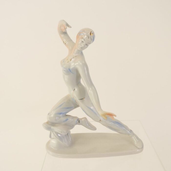 porcelain dancer figurine from hollohaza 1960s 8