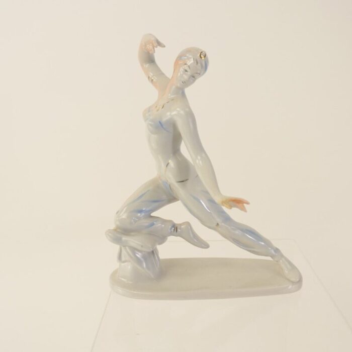 porcelain dancer figurine from hollohaza 1960s 9