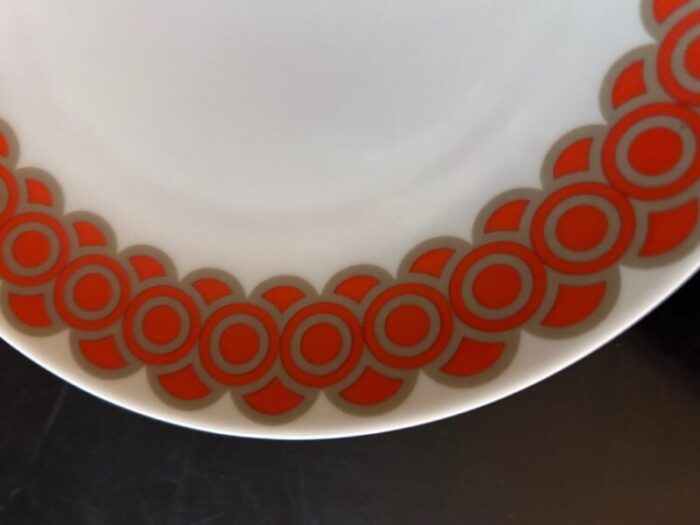 porcelain plates 1970s set of 11 3