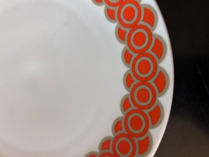 porcelain plates 1970s set of 11 4