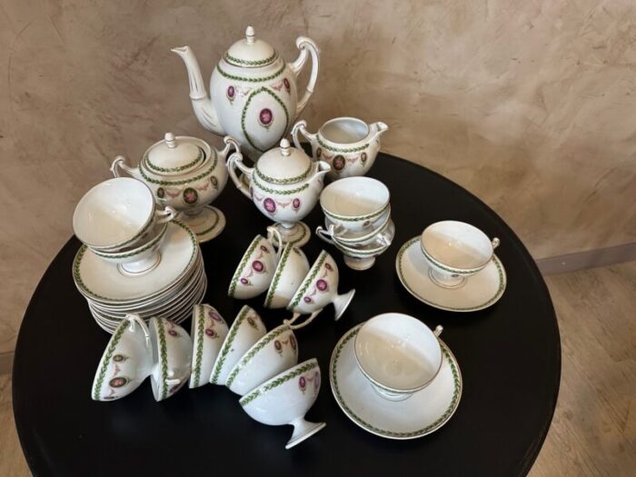 porcelain service 1930 set of 20 2