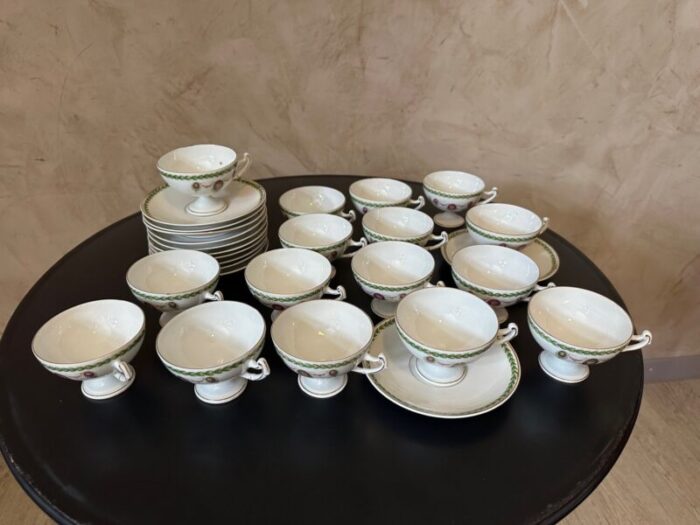 porcelain service 1930 set of 20 9