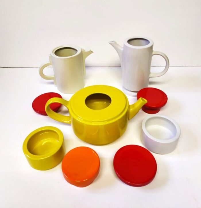 postmodern ceramic set from sic 1970s set of 5 2