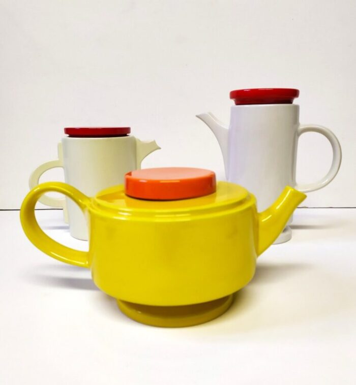 postmodern ceramic set from sic 1970s set of 5 4