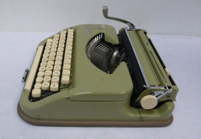 prinzess standard manual typewriter with case from keller knappich germany 1960s 4