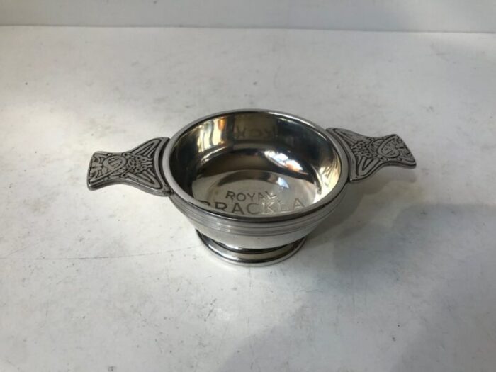 quaich for whiskey tasting from royal brackla scotland 1990s 1