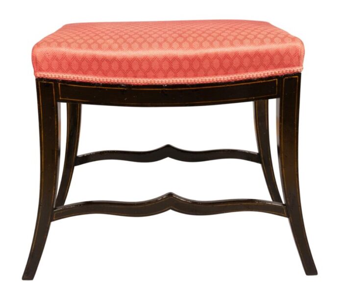 regency ebonized bench 5309