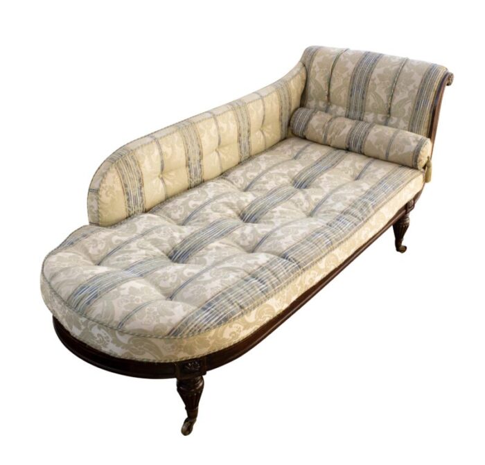 regency faux rosewood recamier 2694