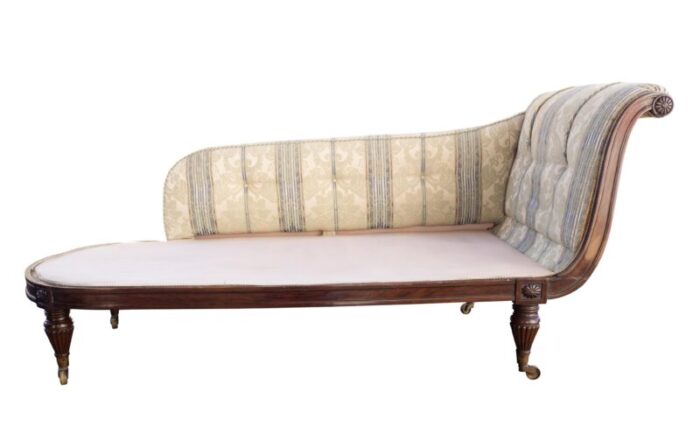 regency faux rosewood recamier 4241