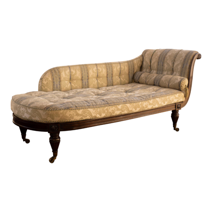 regency faux rosewood recamier 4622