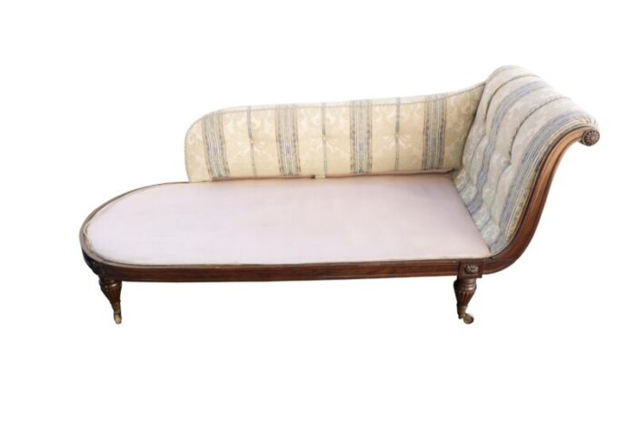 regency faux rosewood recamier 9608