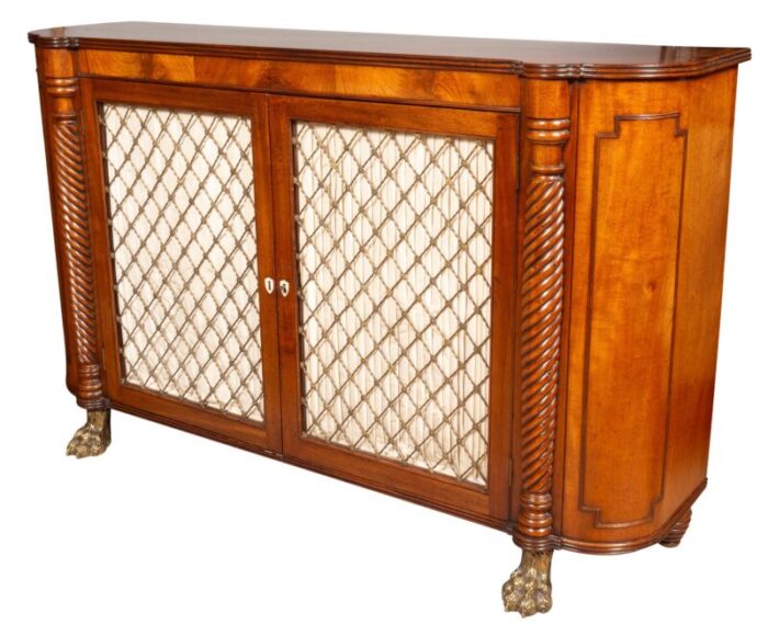 regency mahogany credenza 4876