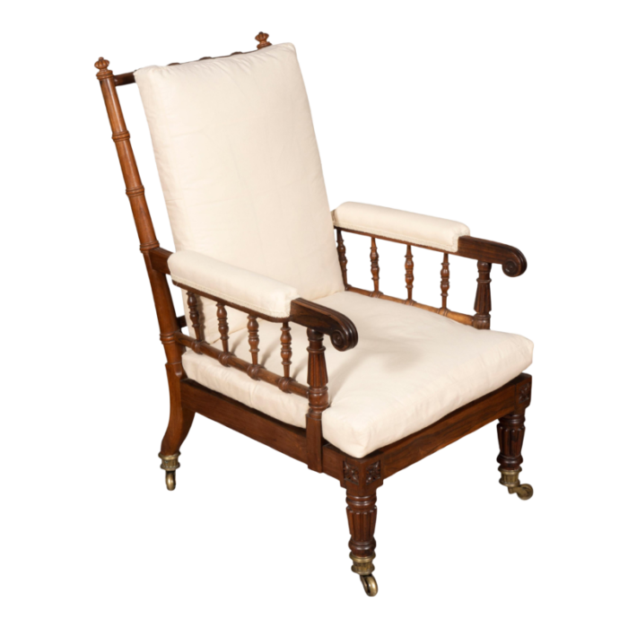 regency rosewood armchair by gillows 2181