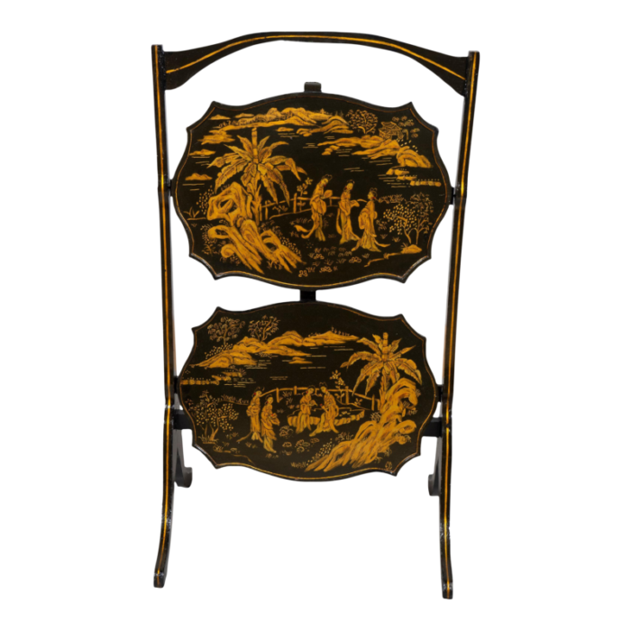 regency style chinoiserie folding table 5370