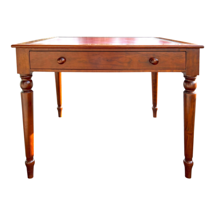 regency style walnut card table 5665