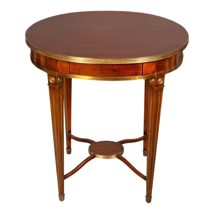 russian mahogany and brass mounted occasional table 5779