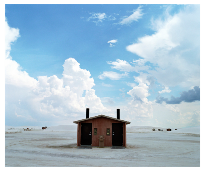 samuel hicks hut white sands new mexico 2006 chromogenic print 2490