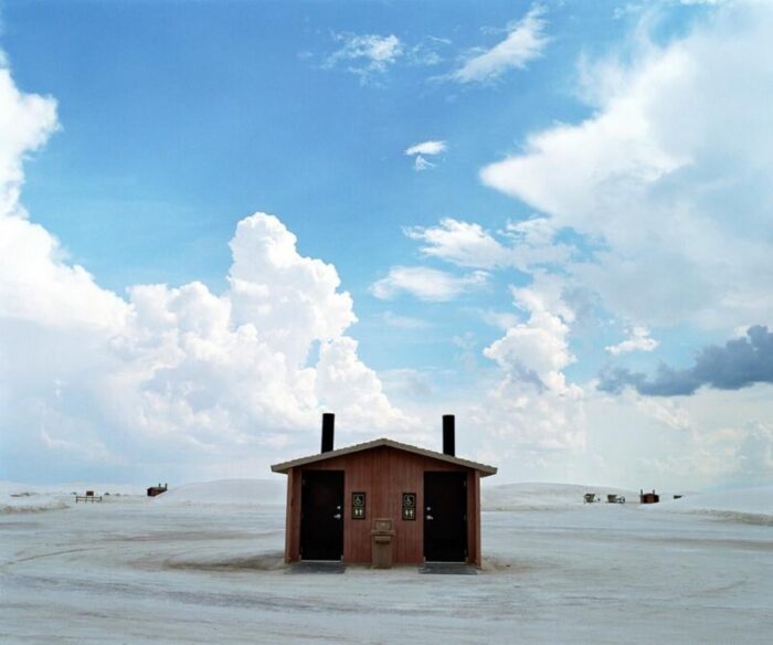 samuel hicks hut white sands new mexico 2006 chromogenic print 8266