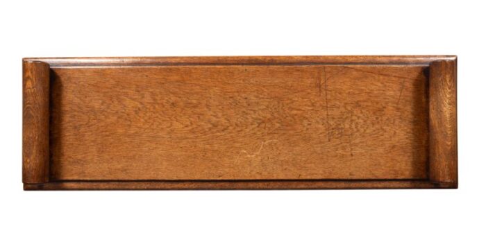 schoolbred style oak benches a pair 0991