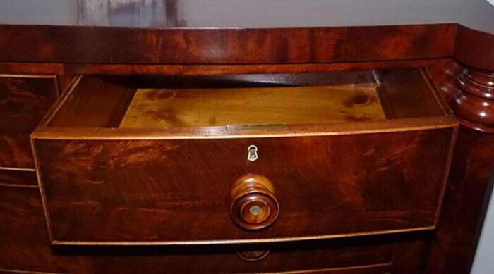 scottish chest of drawers in mahogany late 19th century 0566