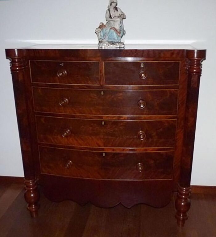 scottish chest of drawers in mahogany late 19th century 7595 scaled