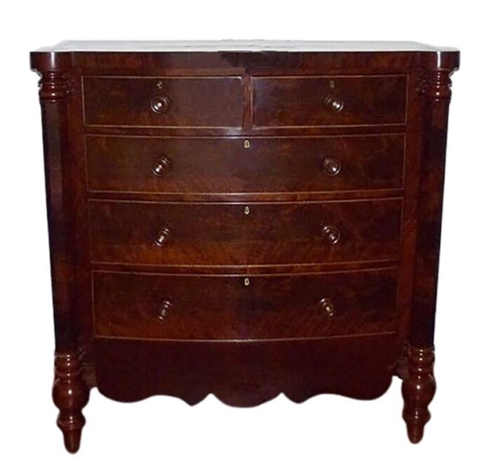 scottish chest of drawers in mahogany late 19th century 7617 scaled