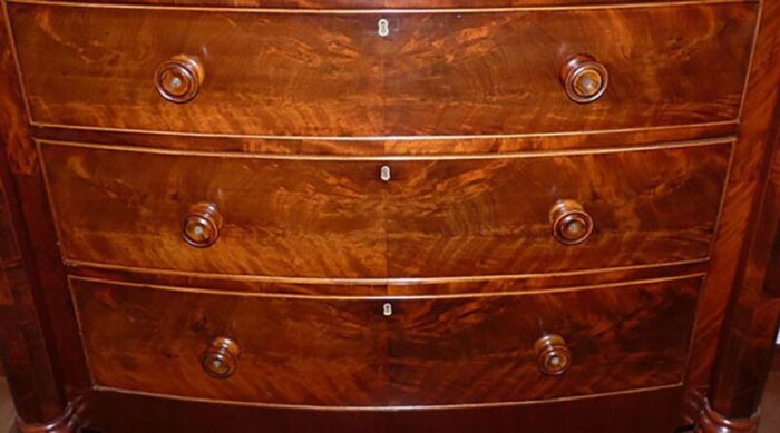 scottish chest of drawers in mahogany late 19th century 8339