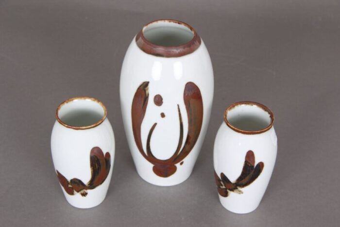 series 158 159 vase from bing grondahl set of 3 2