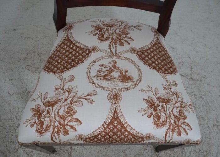 set of 8 italian regency dining room chairs 2310