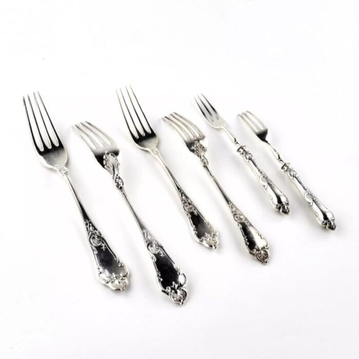 silver cutlery set by g klingert set of 71 3