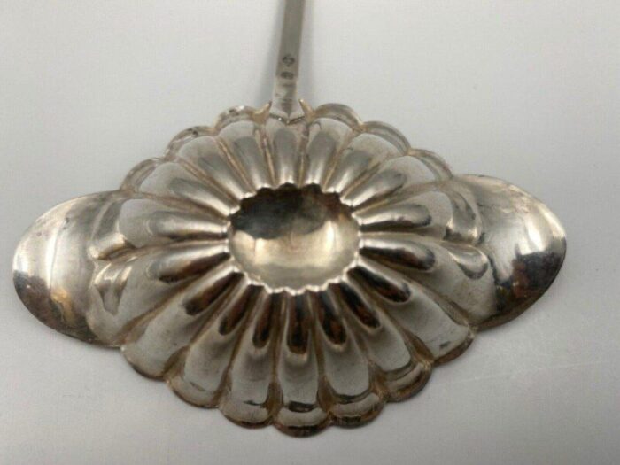 silver dessert ladle by pb berthier philippe for minerve bigorne 10