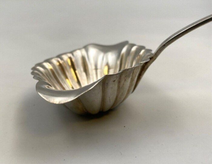 silver dessert ladle by pb berthier philippe for minerve bigorne 11