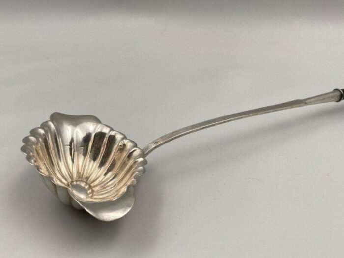 silver dessert ladle by pb berthier philippe for minerve bigorne 3