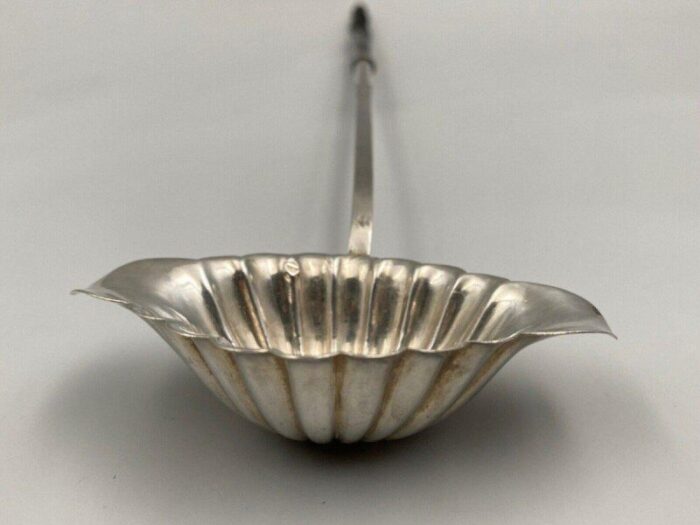 silver dessert ladle by pb berthier philippe for minerve bigorne 4