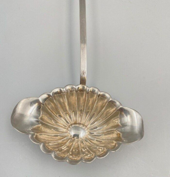 silver dessert ladle by pb berthier philippe for minerve bigorne 9