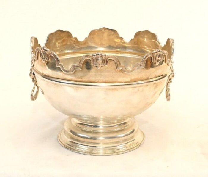 silver plated punch bowl or champagne cooler from monteith 1