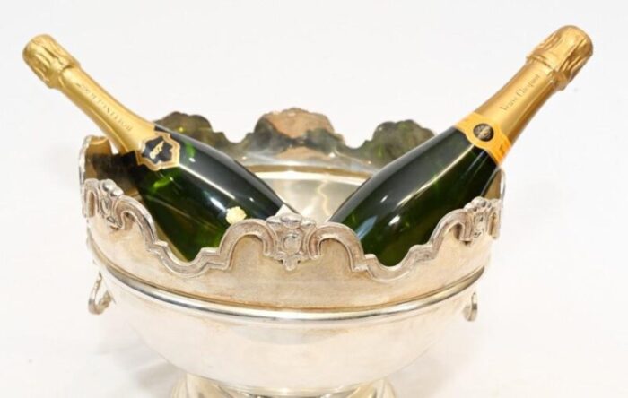 silver plated punch bowl or champagne cooler from monteith 5