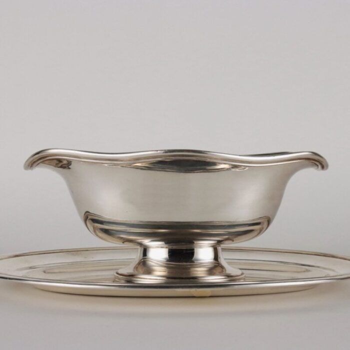 silver sauce boat from zaramella padua italy 1900s 5