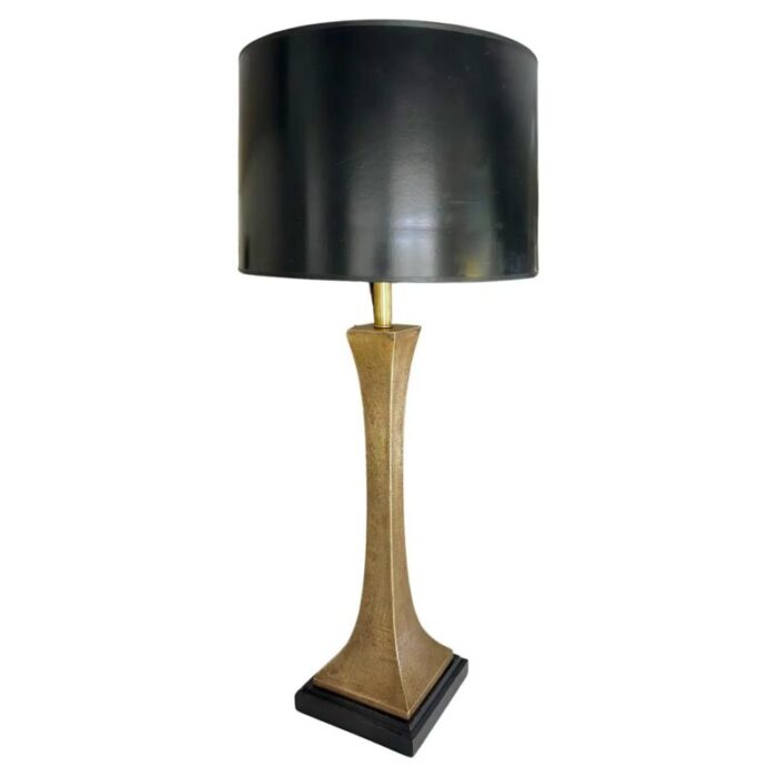 single stuart ross james for hansen bronze table lamp 2075